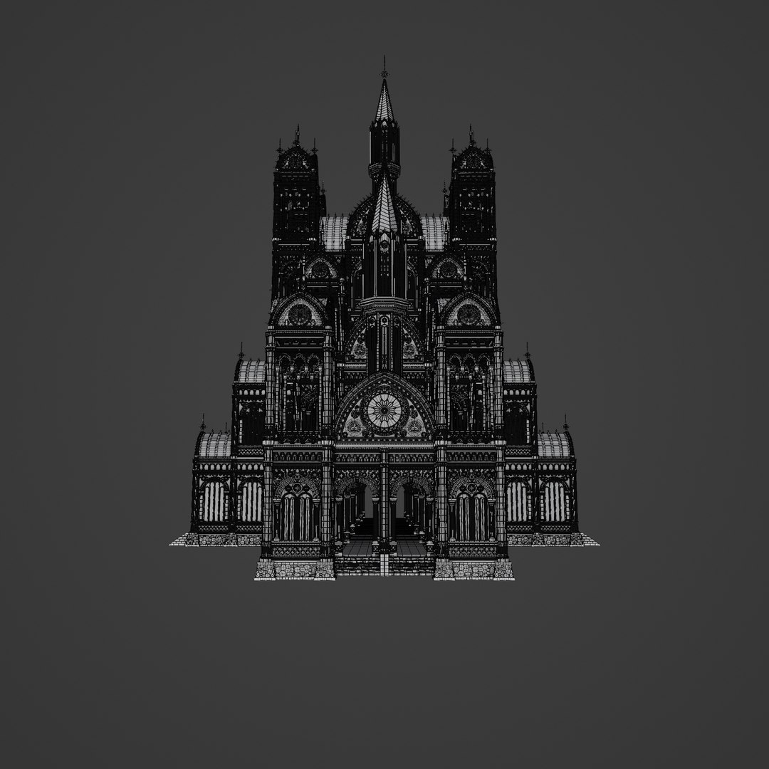 GOTHIC MODULAR BUILDING 9 3D - TurboSquid 2315119