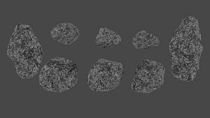 stone rock model