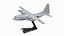 3D Hercules C130 Scale Model with Stand