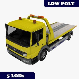 Mercedes Atego Tow Truck With LODs --407--