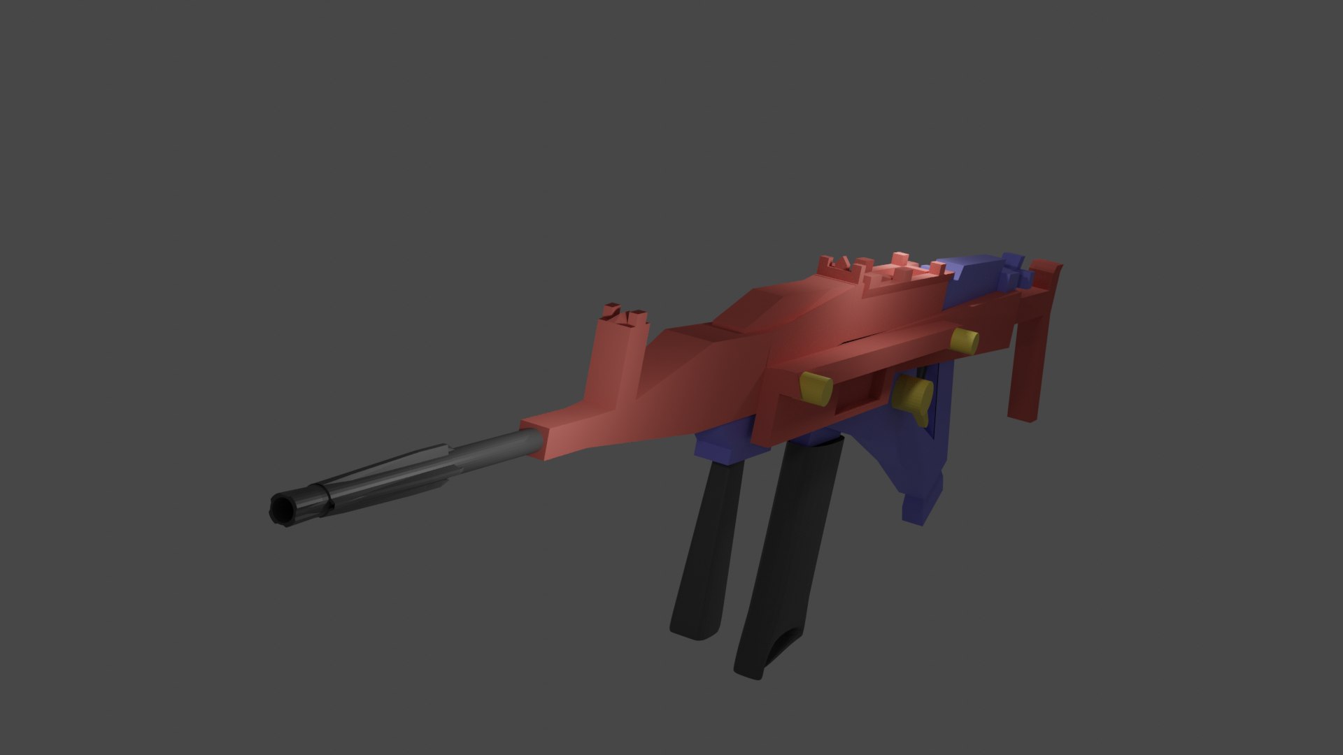 Assault Rifle Model - TurboSquid 1399770