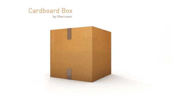 cardboard box 3D