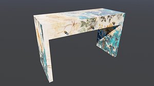 3D Anthropologie Hale Canvas Desk model