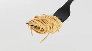 Spaghetti with Fork