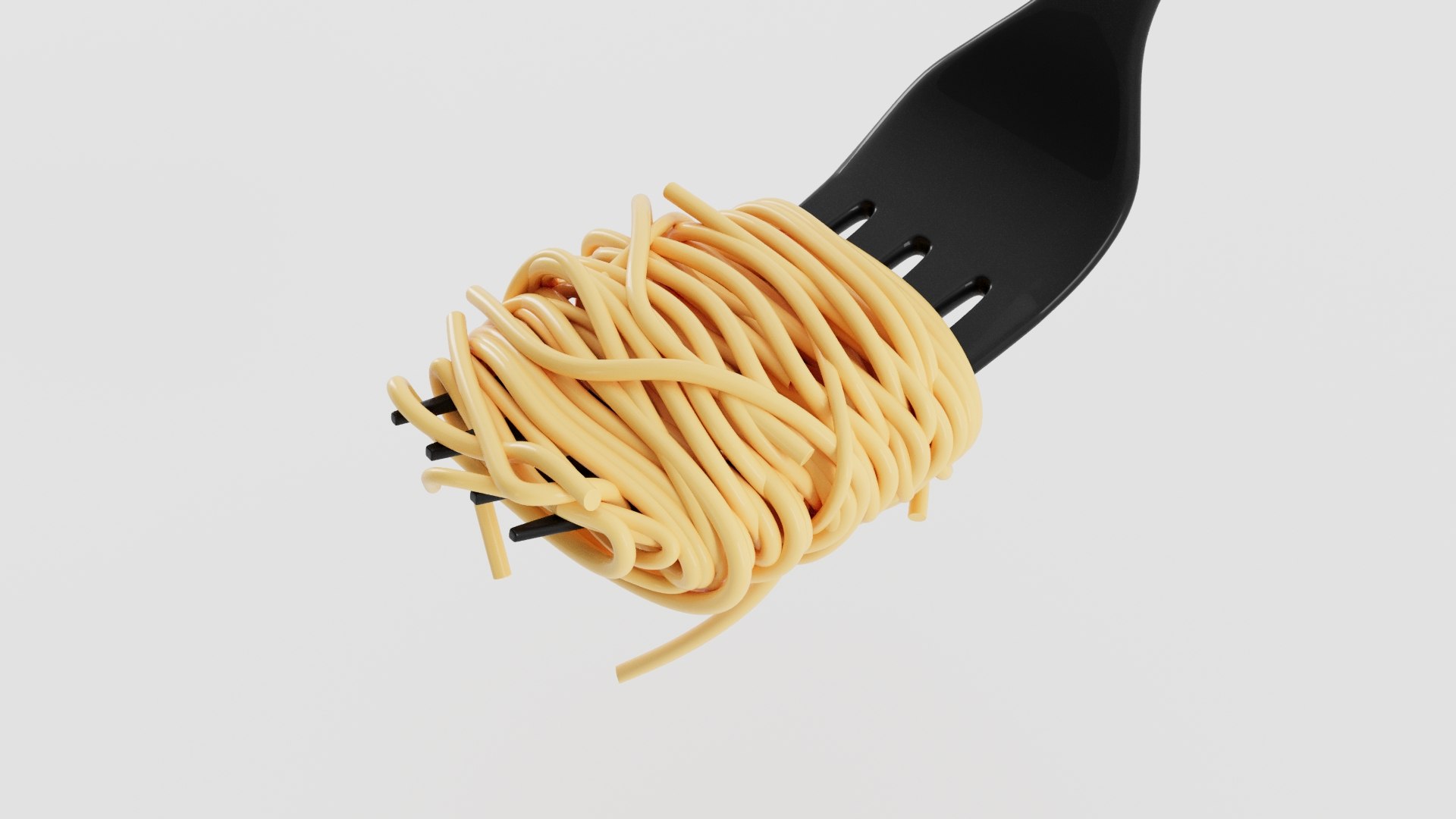 Spaghetti With Fork 3D Model - TurboSquid 2191597