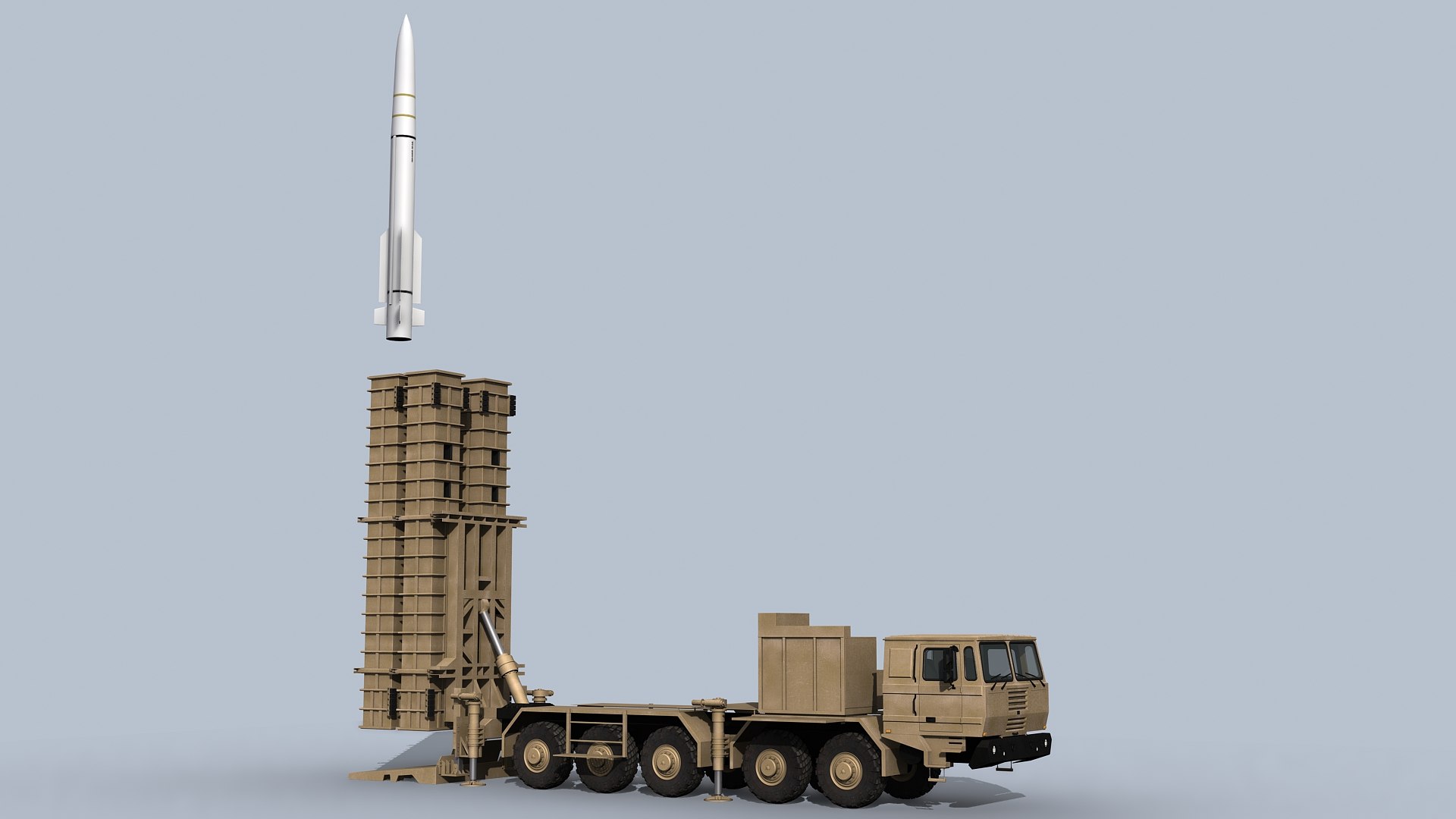 3D Bavar-373 Iranian Missile - TurboSquid 1668211