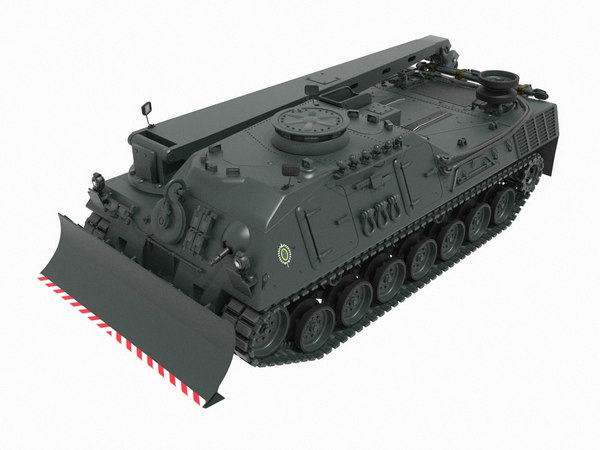 bergepanzer 2 leopard 3D model