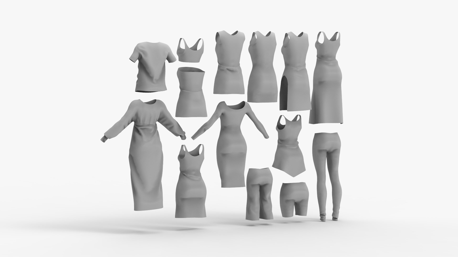 3D Model Base Cloths Mesh Collection - TurboSquid 1790456