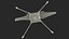 3D model NASA Ingenuity Mars Helicopter Dusty
