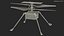 3D model NASA Ingenuity Mars Helicopter Dusty