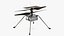 3D model NASA Ingenuity Mars Helicopter Dusty