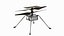 3D model NASA Ingenuity Mars Helicopter Dusty