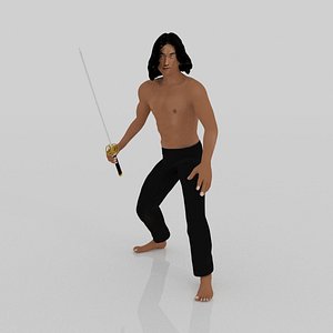 ninja assasin rigged model
