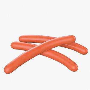sausage 3D model