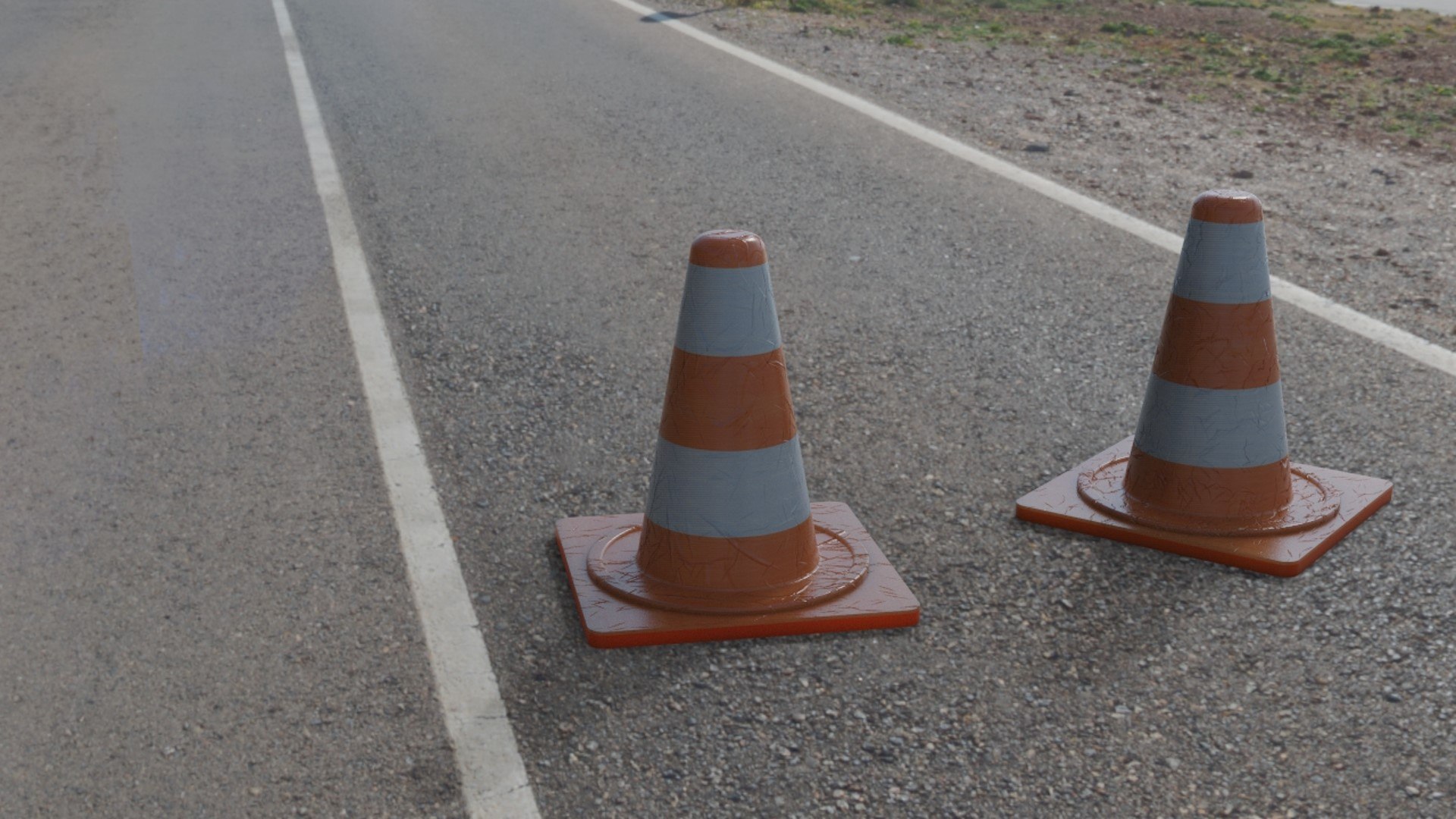 Road Cone 3D Model - TurboSquid 2097328