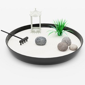 Miniature zen garden