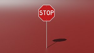 Stop Sign 3D model