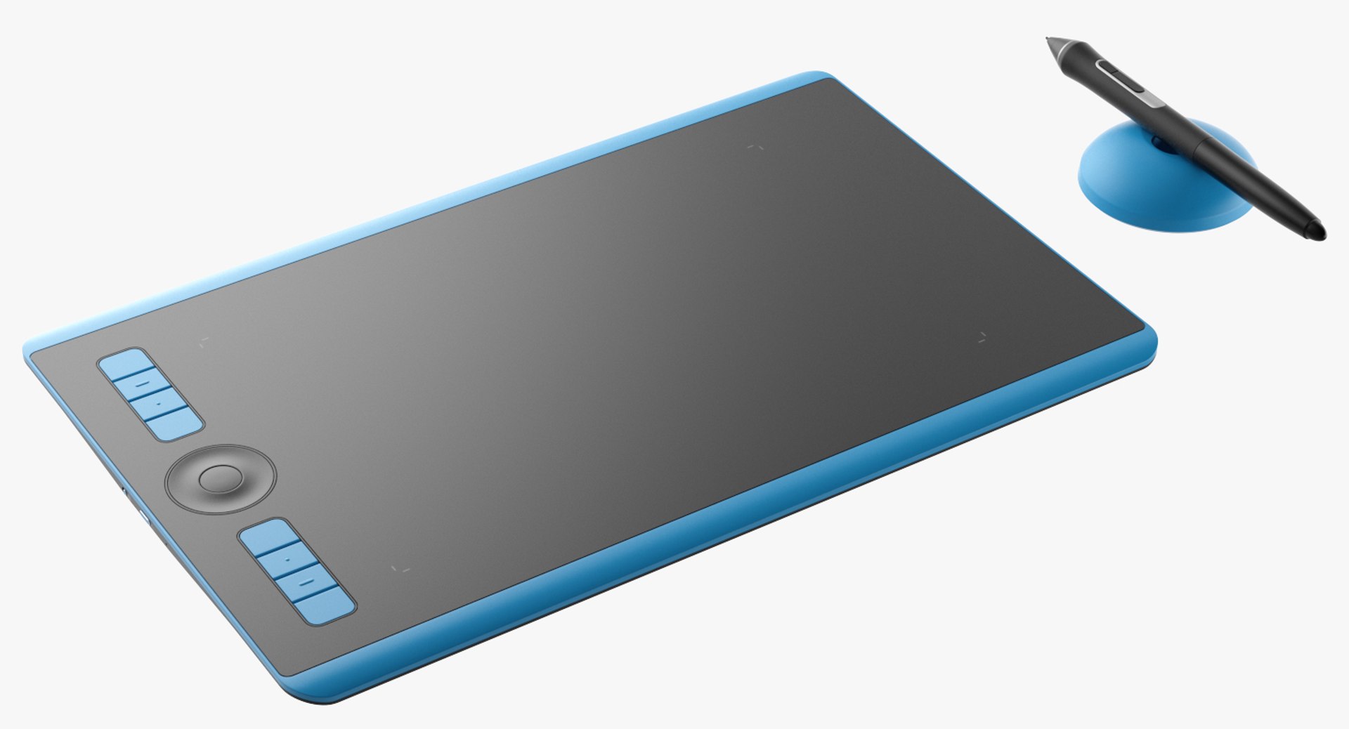 Graphic Tablet with Pen Generic 3D model preview