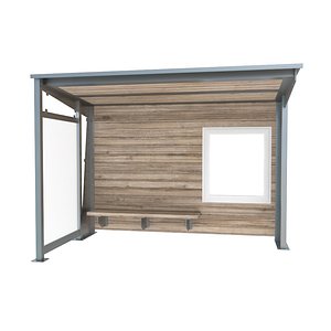 bus stop 3D model