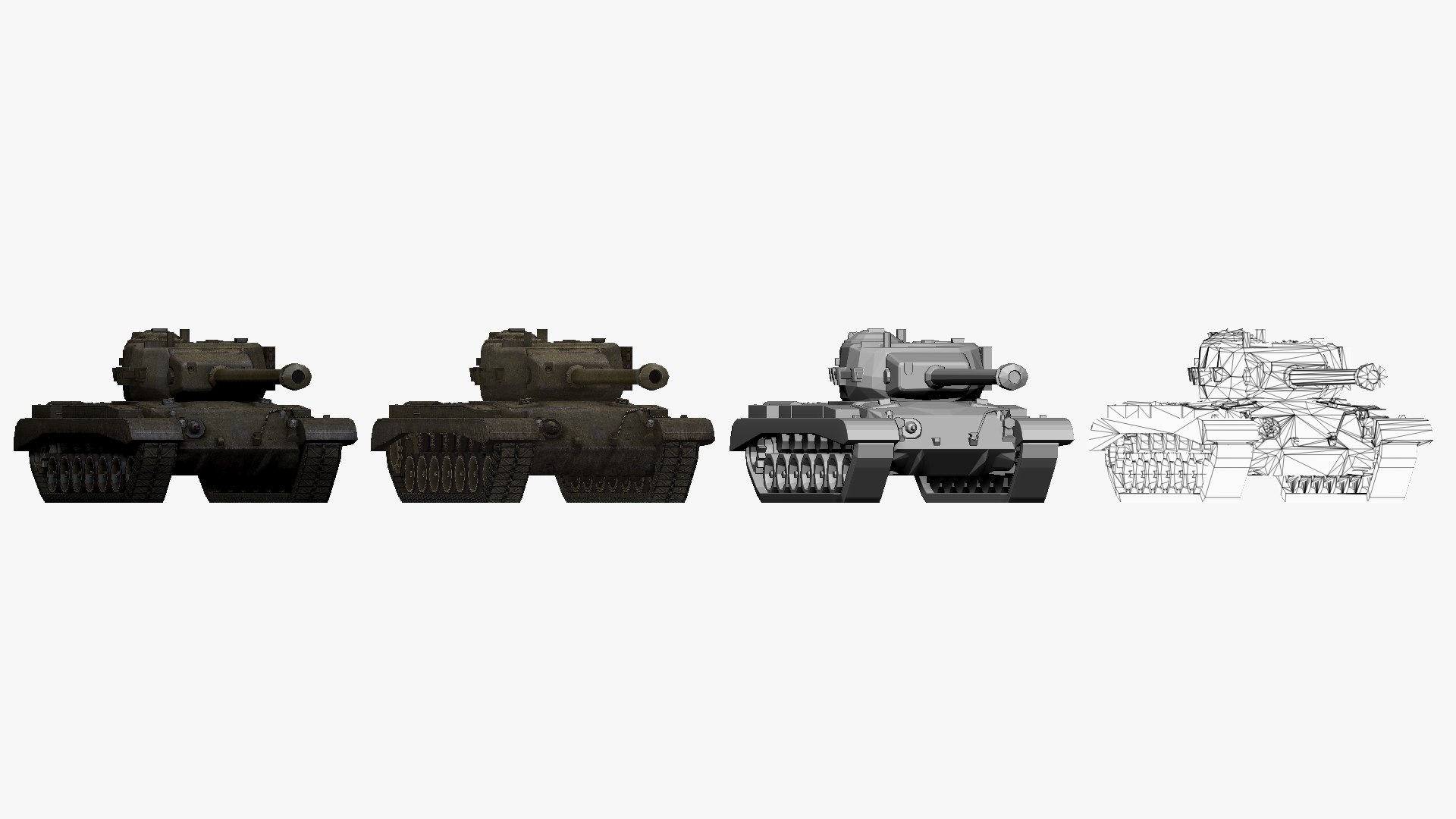 3D 001146 American Tank T-32 - TurboSquid 1721256
