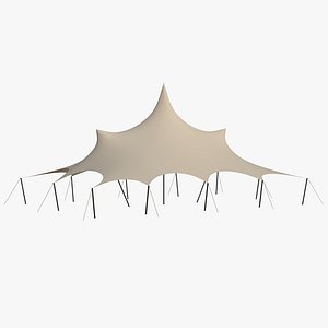 3D model Stretch Tent Structure