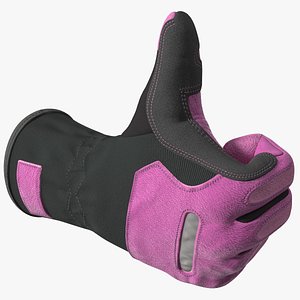 Heavy Duty Safety Gloves Thumbs Up 3D model