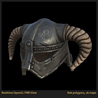 Barbarian Iron Helmet