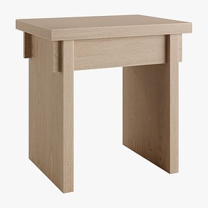 Japanese Dining Stool by Kristina Dam Studio 3D model