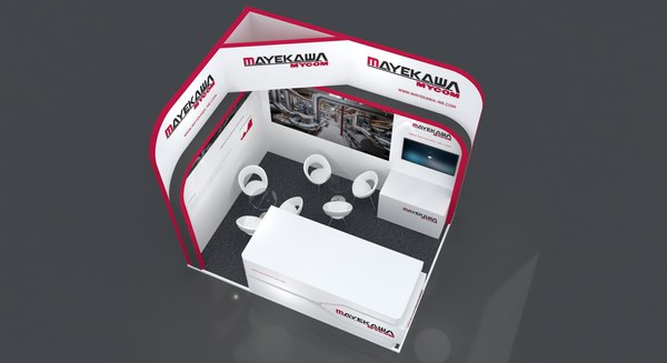 3D 2 side open stand model - TurboSquid 1994760