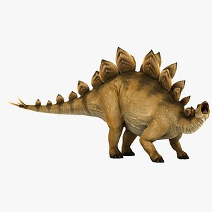 stegosaurus pose 2 3d model