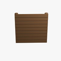 Low Poly Wall Wood