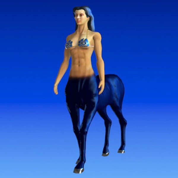 centaur woman female 3ds