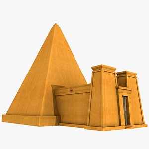 3d model sudanese nubian pyramid