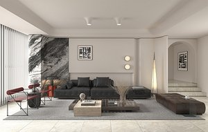 Living Room Scene 14 3D model