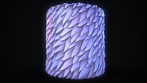 3D Seamless PBR Stylized fur material textures