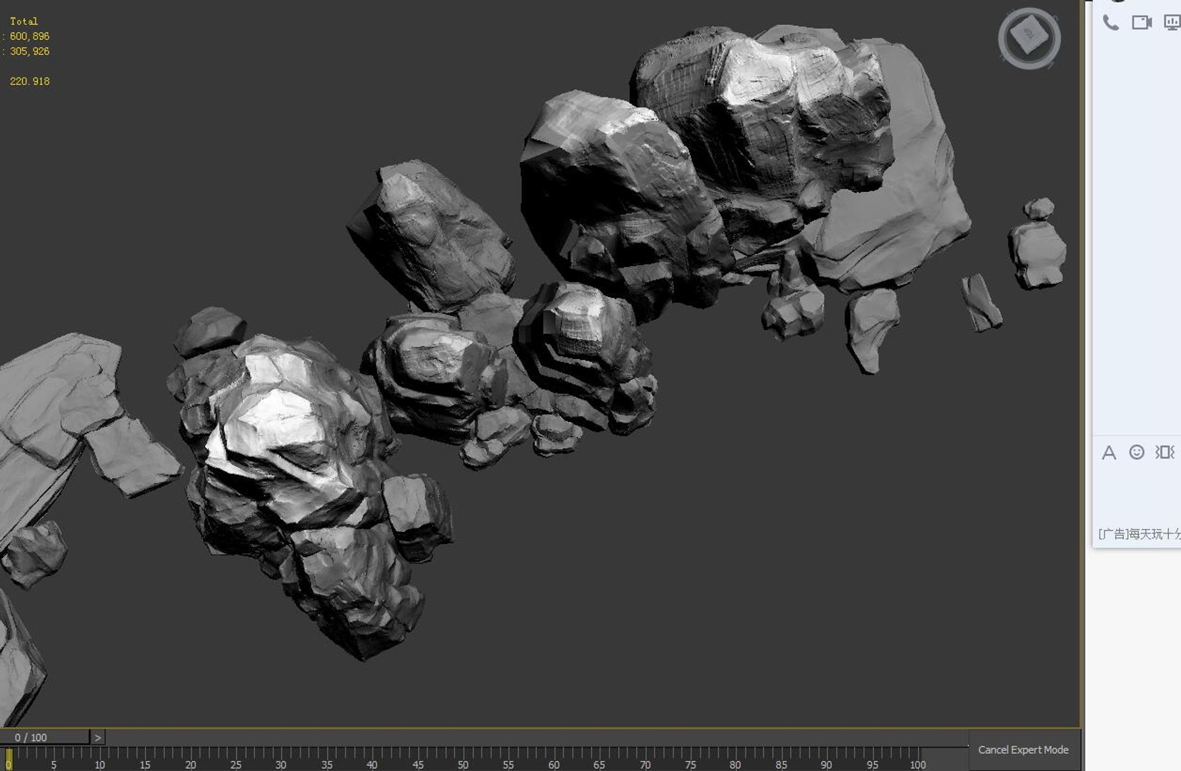 Stone Rock Model - TurboSquid 1189930