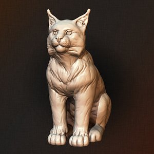 Lynx Kitten 3D print 3D model