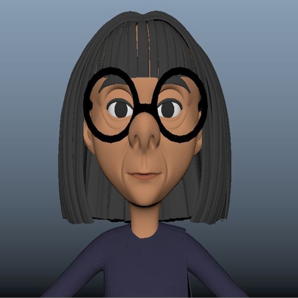 modelo 3d edna las increibles - TurboSquid 2173460