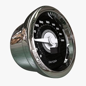 speedometer meter 3d obj