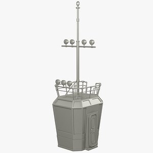 ships captains bridge 3D model