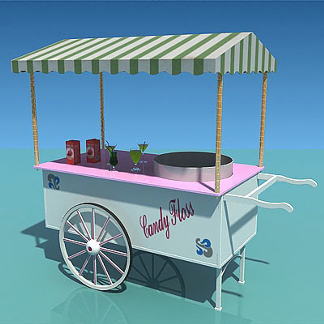 Candy Floss 3d Model