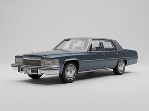 1977 Cadillac Coupe de Ville Classic American Luxury Car