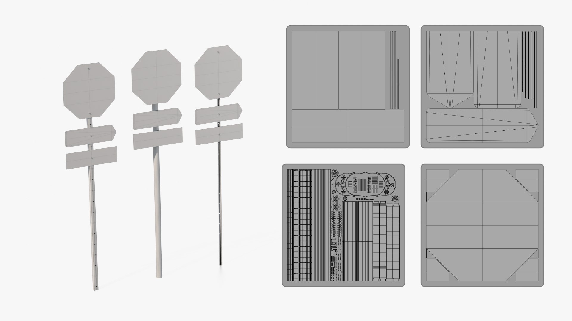 Road Signs - Customizable Octagon Sign Assembly 3D model https://p.turbosquid.com/ts-thumb/Ou/YitSWz/Iy/uv_preview/png/1779467795/1920x1080/fit_q87/f22c4383fc837dd5f34f96a60abc393b168af6b2/uv_preview.jpg