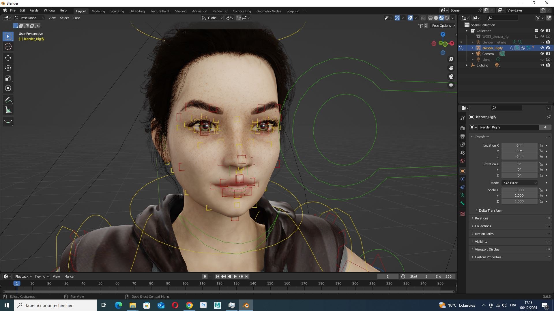 3D Realistic Female Adventurer 3D Model With Detailed Textures Model ...