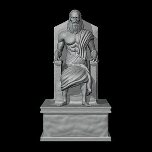 god zeus 3D model