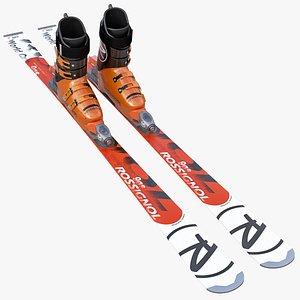 Alpine Skiing Kit (Boots and Ski)