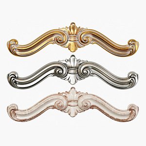 3D Classic carved 136 model