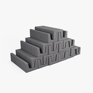 Concrete Trenches 3D model