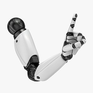 Hand of Humanoid Robot One Finger Pose