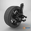Volkswagen Car Wheel with Suspension